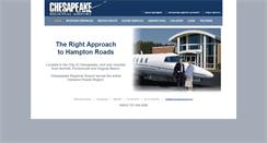 Desktop Screenshot of chesapeakeairport.com